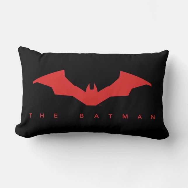 The Batman Bat Logo Lumbar Cushion (Front)