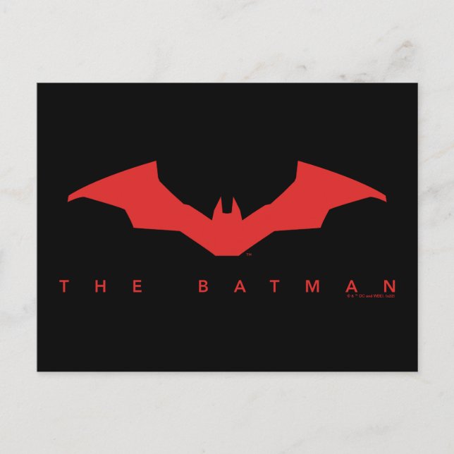 The Batman Bat Logo Postcard (Front)
