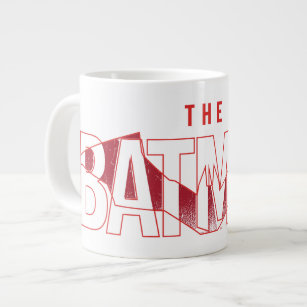 The Batman Bat Overlaid Logo Large Coffee Mug