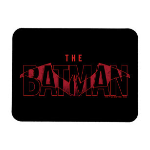 The Batman Bat Overlaid Logo Magnet