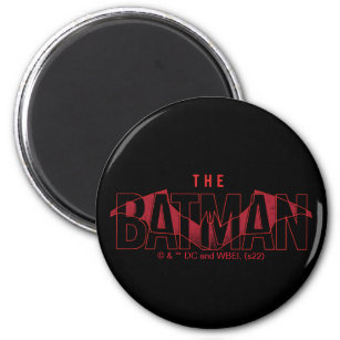 The Batman Bat Overlaid Logo Magnet