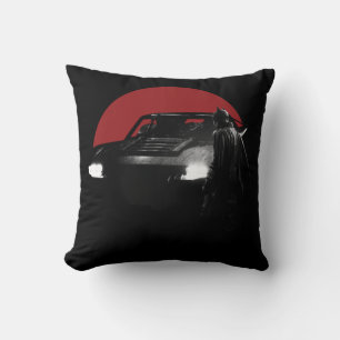 The Batman & Batmobile Graphic Cushion