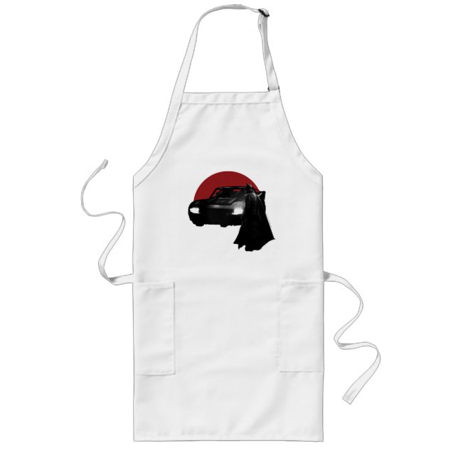 The Batman & Batmobile Graphic Long Apron (Front)