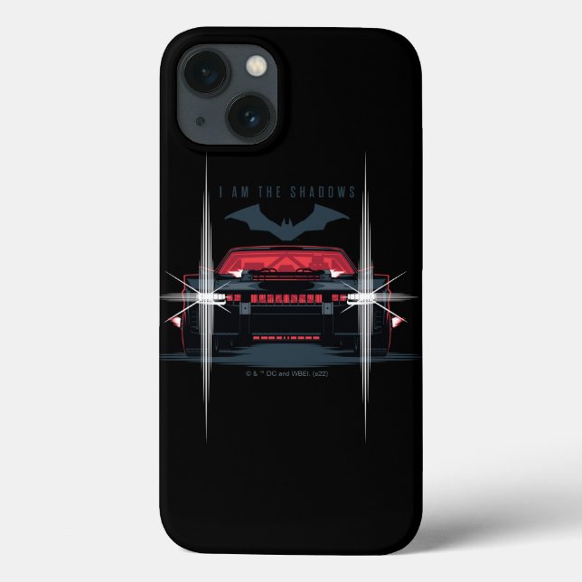 The Batman Batmobile - I Am The Shadows Case-Mate iPhone Case (Back)
