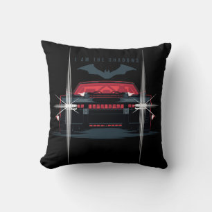 The Batman Batmobile - I Am The Shadows Cushion