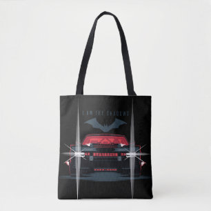 The Batman Batmobile - I Am The Shadows Tote Bag