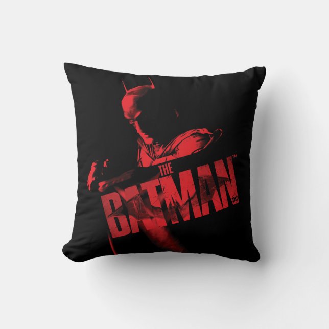 The Batman Cape & Logo Cushion (Front)