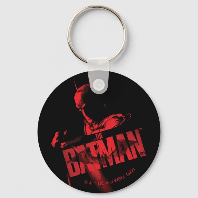 The Batman Cape & Logo Key Ring (Front)