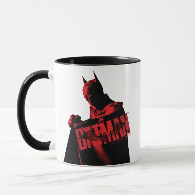 The Batman Cape & Logo Mug (Left)