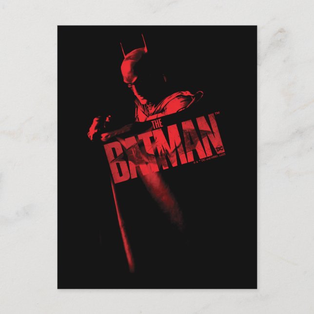 The Batman Cape & Logo Postcard (Front)