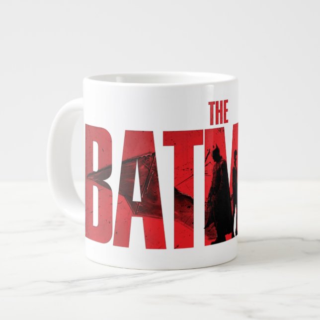 The Batman & Catwoman Logo Large Coffee Mug (Front Left)