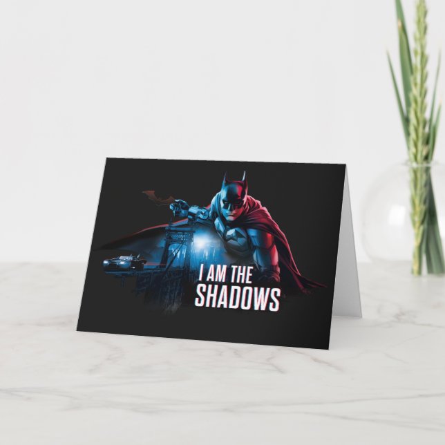 The Batman Character Graphic - I Am The Shadows Card (Front)