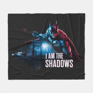 The Batman Character Graphic - I Am The Shadows Fleece Blanket