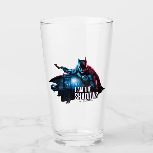 The Batman Character Graphic - I Am The Shadows Glass (Front)