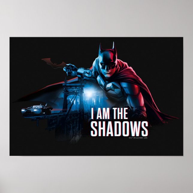 The Batman Character Graphic - I Am The Shadows Poster (Front)