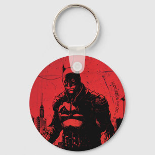 The Batman Comic Book Illustration Key Ring