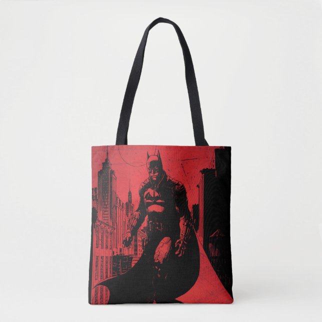 The Batman Comic Book Illustration Tote Bag (Front)