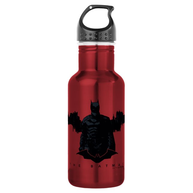 The Batman Gotham Silhouette 532 Ml Water Bottle (Front)