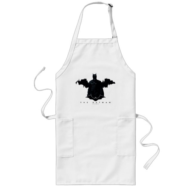 The Batman Gotham Silhouette Long Apron (Front)