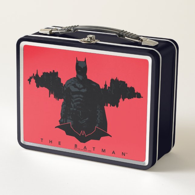 The Batman Gotham Silhouette Metal Lunch Box (Front)