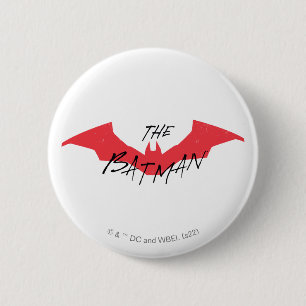 The Batman Handwritten Bat Logo 6 Cm Round Badge
