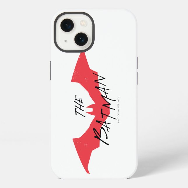 The Batman Handwritten Bat Logo iPhone Case (Back)