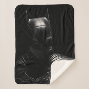 The Batman in Shadow Sherpa Blanket