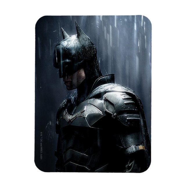 The Batman in the Rain Magnet (Vertical)