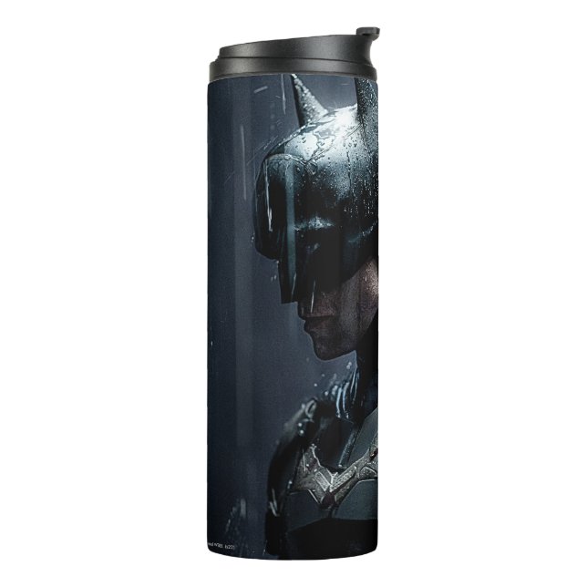 The Batman in the Rain Thermal Tumbler (Rotated Left)