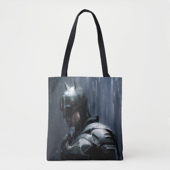 The Batman in the Rain Tote Bag (Front)