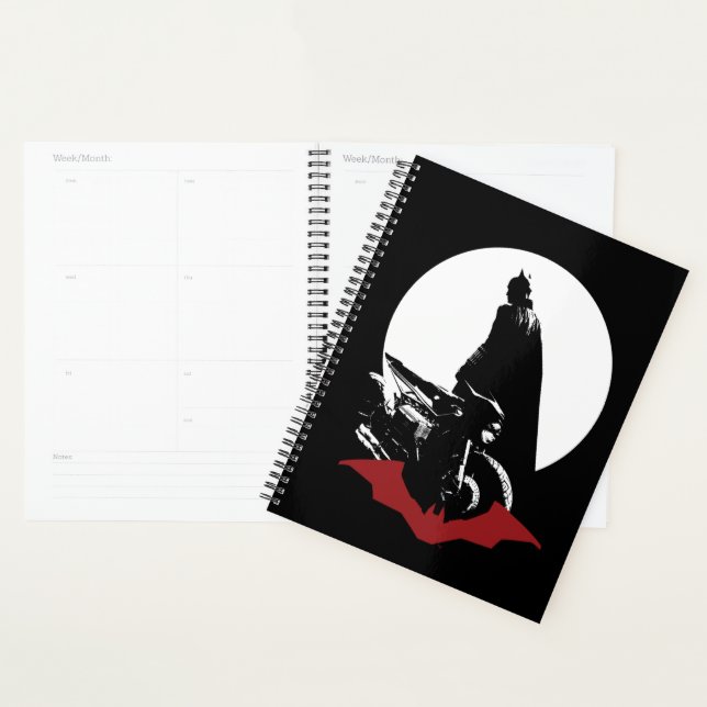 The Batman Motorcycle Silhouette Planner (Display)