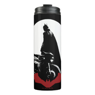 The Batman Motorcycle Silhouette Thermal Tumbler