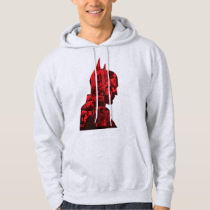 The Batman Newspaper Silhouette Hoodie