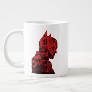 The Batman Newspaper Silhouette Large Coffee Mug