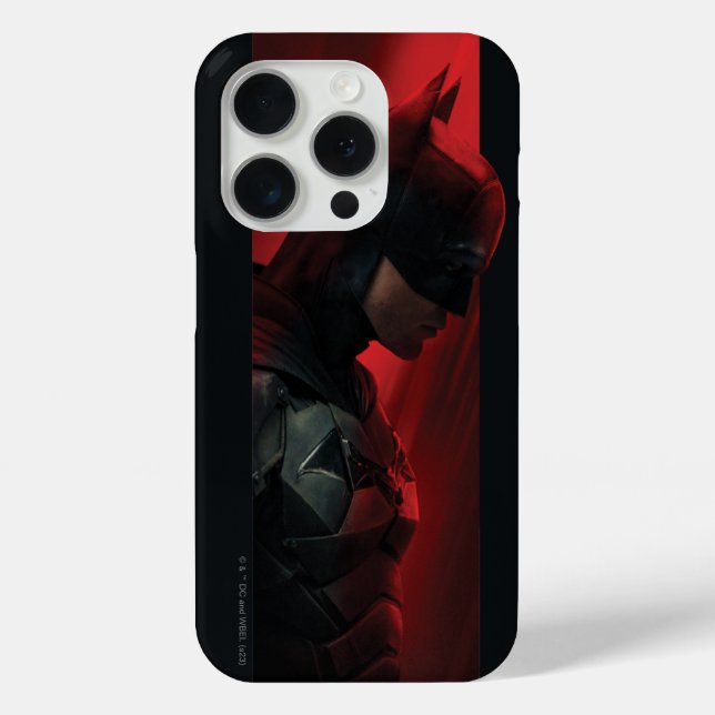 The Batman Red Bar Profile Case-Mate iPhone Case (Back)