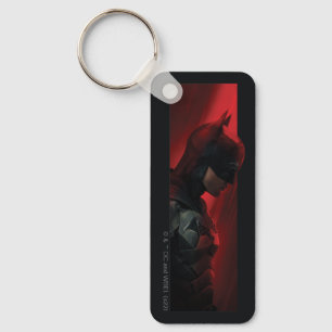 The Batman Red Bar Profile Key Ring