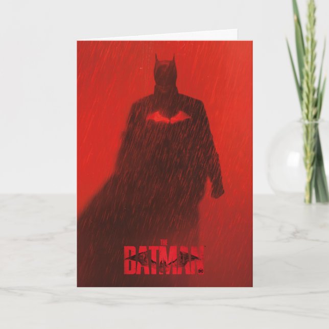 The Batman Red Rain Theatrical Poster Graphic Card (Front)