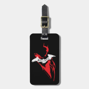 The Batman Spraypaint Outline Luggage Tag