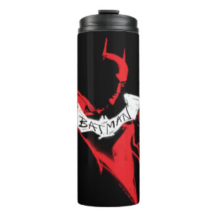 The Batman Spraypaint Outline Thermal Tumbler