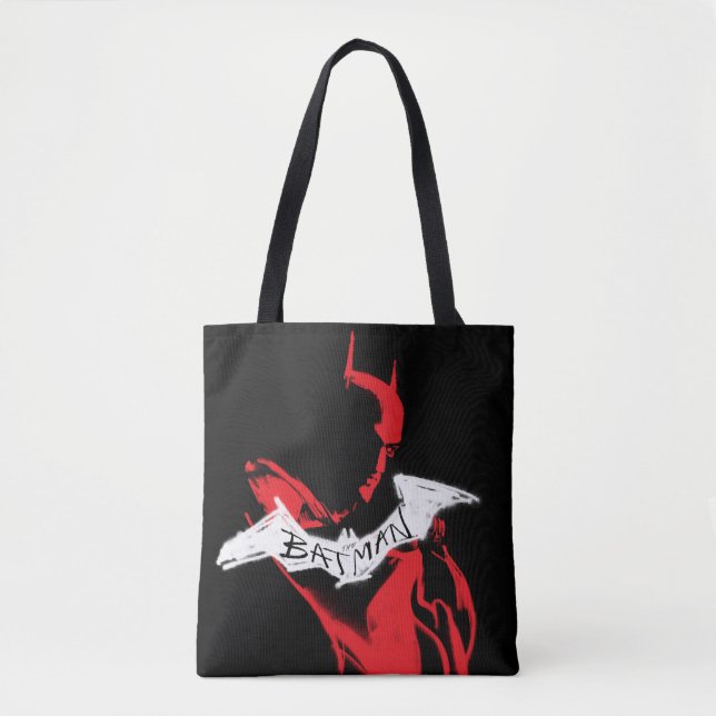 The Batman Spraypaint Outline Tote Bag (Front)