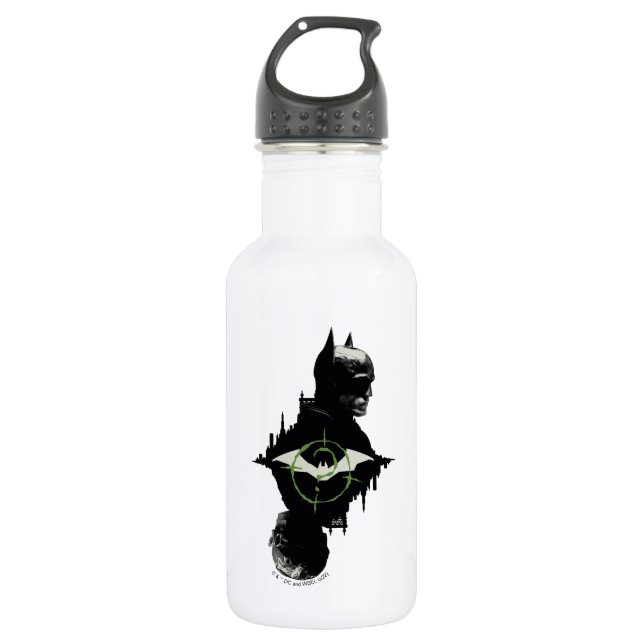 The Batman & The Riddler Dual Character Graphic 532 Ml Water Bottle (Front)