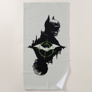 The Batman & The Riddler Dual Character Graphic Beach Towel