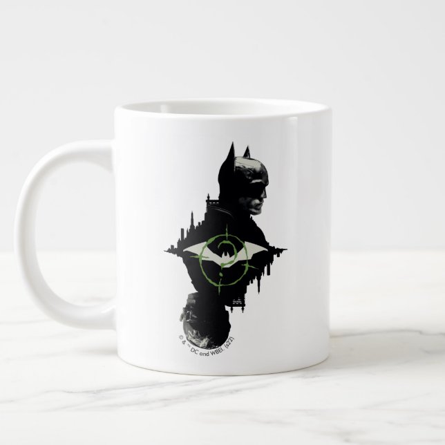 The Batman & The Riddler Dual Character Graphic Large Coffee Mug (Left)