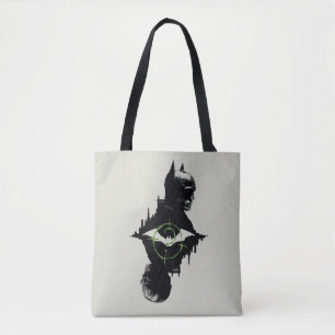 The Batman & The Riddler Dual Character Graphic Tote Bag