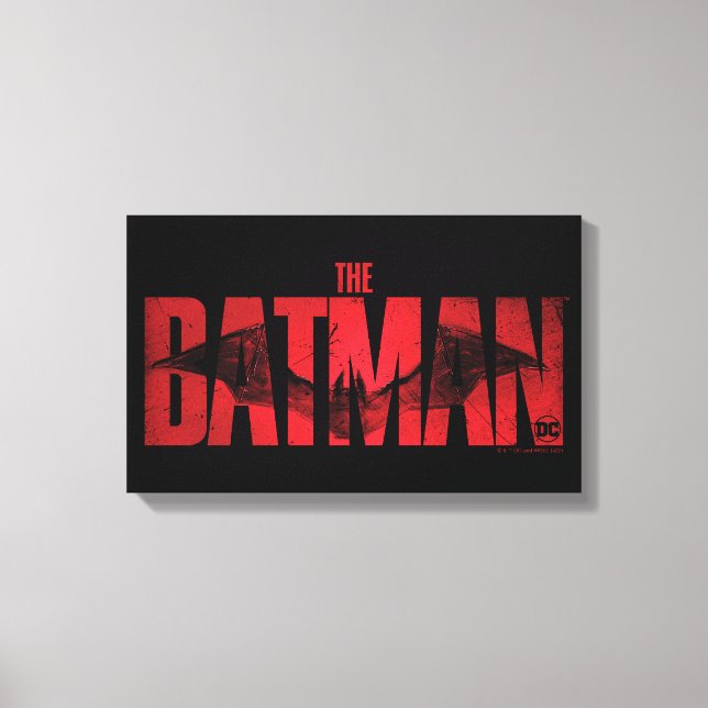 The Batman Theatrical Logo Canvas Print (Front)