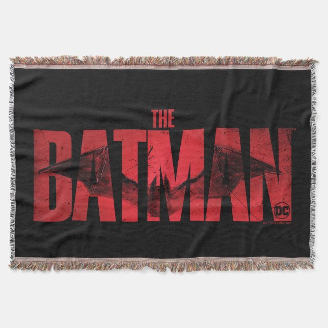 The Batman Theatrical Logo Throw Blanket (Front)