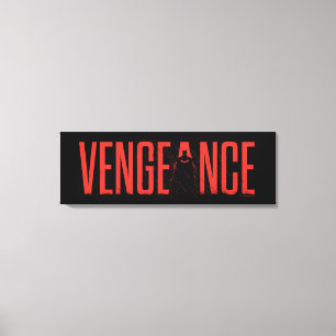 The Batman Vengeance Silhouette Canvas Print