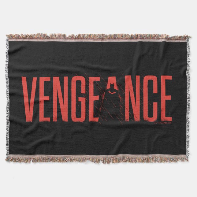 The Batman Vengeance Silhouette Throw Blanket (Front)
