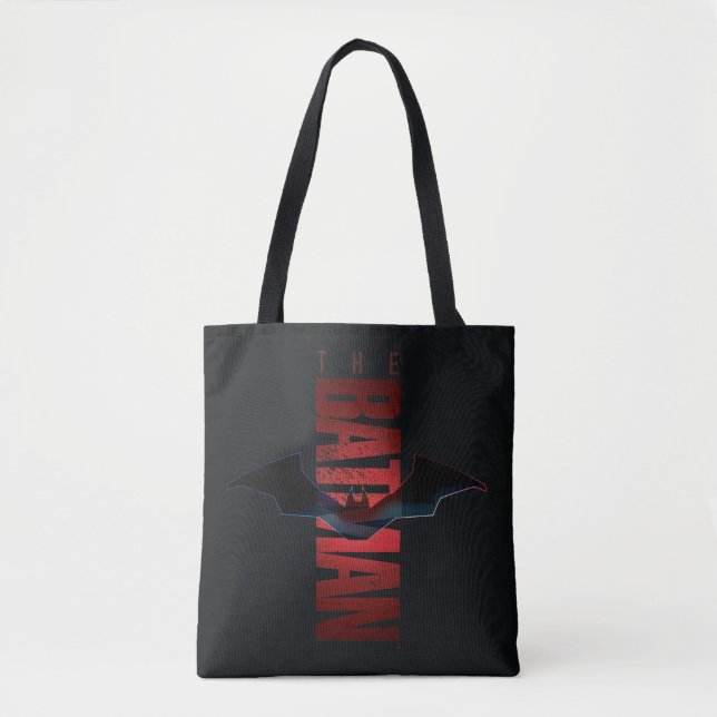 The Batman Vertical Logo Tote Bag (Front)