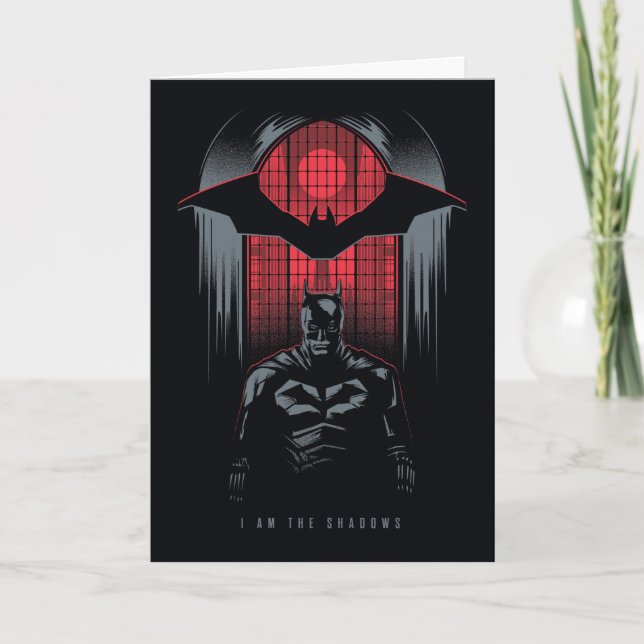 The Batman Window Pane Outline Card (Front)